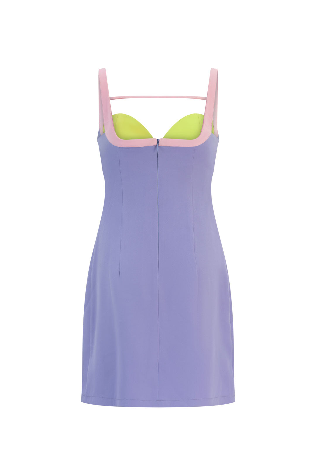 Lime green /Lavender dress