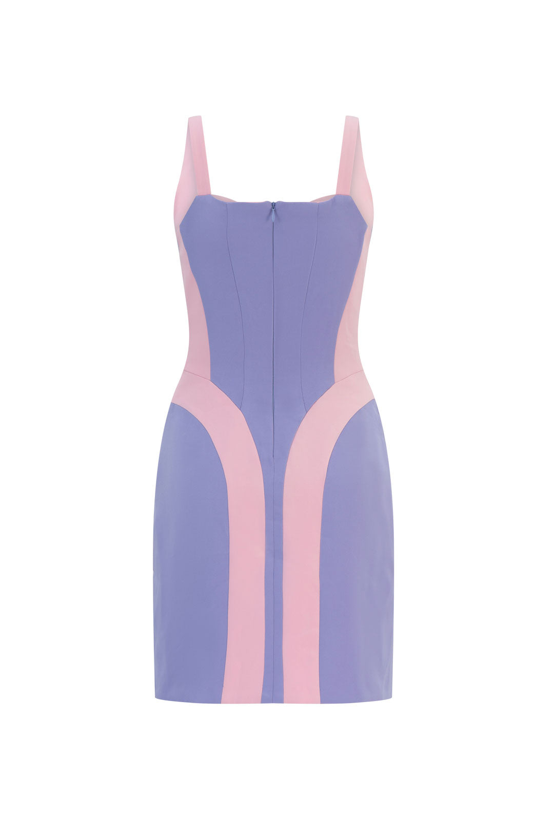 Panel mini dress - Pink