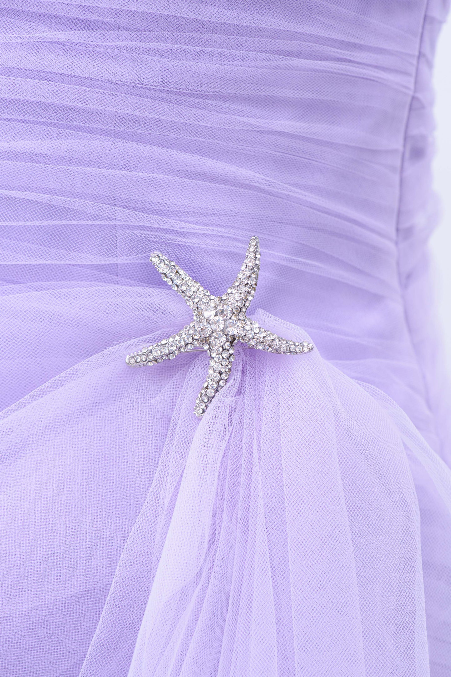 Lavender starfish tulle dress - *Special Edition